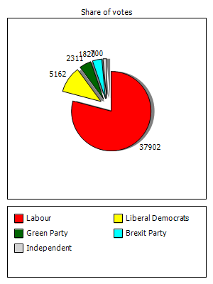 Election results graph